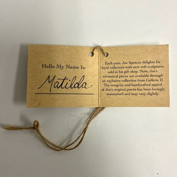 GATHERED TRADITIONS by Joe Spencer Matilda the Witch Halloween Folk Art Doll NWT - Picture 6 of 8